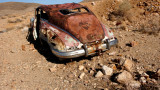 Abandoned car, Auguereberry Camp, Death Valley National Park, California, 2007