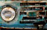 Truck grille, Darwin, California, 2007