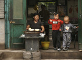Breakfast coming, Pingyao, China, 2007