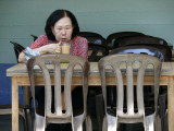 Morning coffee, Pulau Ubin, Singapore, 2007