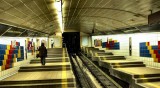 THe Platforms At The  Carmelit Subway Station In Paris Square.JPG