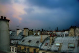 The reproaching  sky of Paris