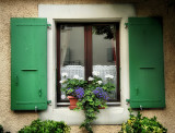 A window over a quiet village...