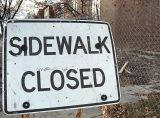 Sidewalk Closed