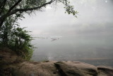 morning mist over the chattahoochee, the chattahoochee river national recreation area, medlock bridge unit