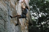 dana - rock climbing in alabama 2005