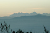 view on Tatry mountains from Cracov