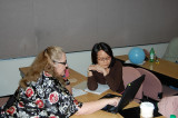 Teri and Su Ling hard at work
