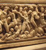 Turkey - Antalya Museum - Sarcophagus -closeup