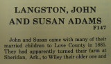 John Langston and Susan Adams