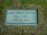 Leroy Triggs Boyett (1823-1855) Clay Co GA