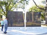 Clyde Hooks at  Korean War Memorial