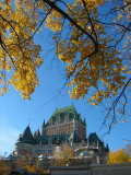 Chateau Frontenac et l'automne
