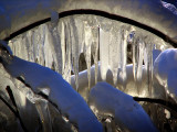 Glaçons en arche