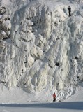 la paroi de glace