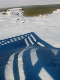 balustrade sur la chaudière glacée