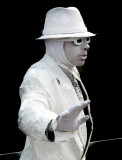 the man in white