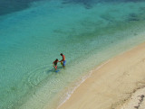 couple dans l'azur