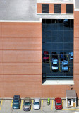 le parking dans la vitrine