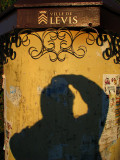 ombre portrait devant la ville de Lévis