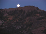 Sunrise and Moonset in the Granite Chief.