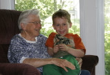Great Grandma Hartje and Cameron