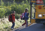 2nd Day -- first bus ride TO school!