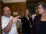 Lou asks Amy a question while Jennifer, Damon and Kathy look on.8015.jpg