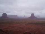 Monument Valley in Fog