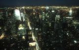 View North from Empire State Building at Night