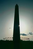 The Washington Memorial Silhoutted