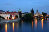 Vltava River at Twilight, Prague
