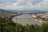 Danube River from Gellert Hill, Budapest