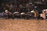 People Besides the Ganges River, Varanasi