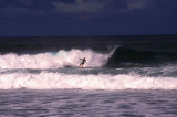 Surfer caught by wave, Sigatoka