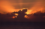 Thunderhead Cloud at Sunset, Moorea