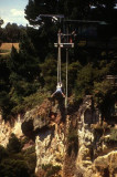 Bunjy jump over Waikato Gorge, Taupo