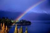 Rainbow over Lake Wakatipu