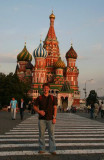 Paul at St Basils Cathedral, Moscow