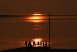 Sun Reflections at Burnham on Sea