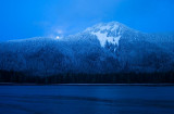 Moon Set Over Kupreanof