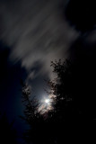 Harvest Moon and Clouds