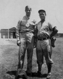 Joe DiMaggio and Harry Land