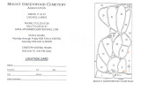Mount Greenwood Cemetery Layout