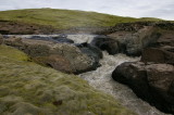 Berggangur austan vi Hntu - Dike east of Hnuta