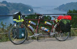130 Derek & Mary - Touring France - George Longstaff touring bike