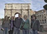 The family and the Arch of Constantine