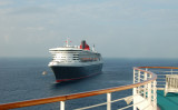 Cruise ship approaching port
