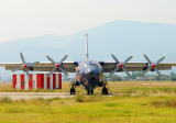 Antonov An-12 transport airplane