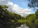 Pond and approaching storm